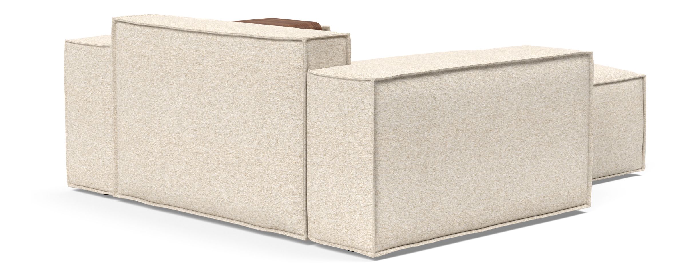 Newilla Storage Lounger Chair w/ Wide Arm Rests