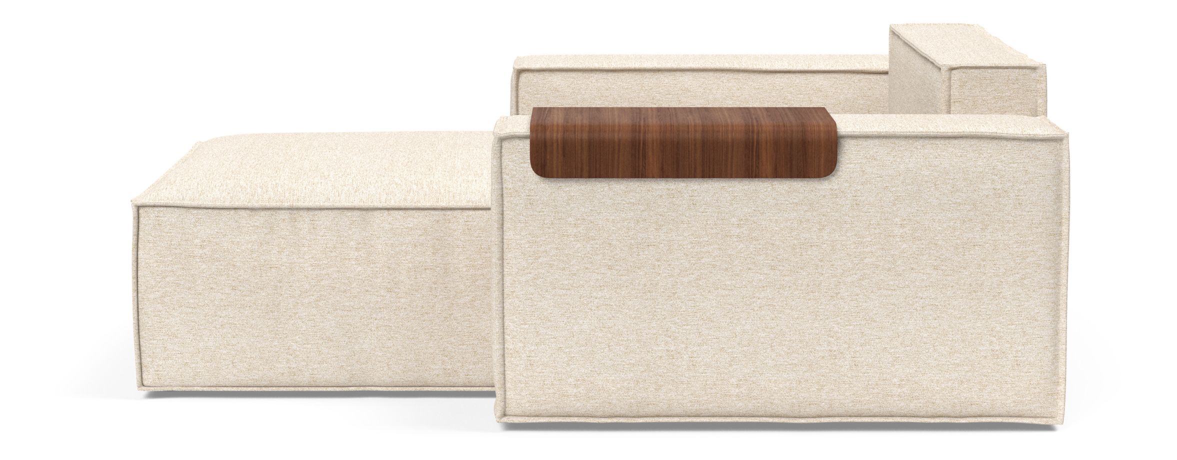 Newilla Storage Lounger Chair w/ Wide Arm Rests