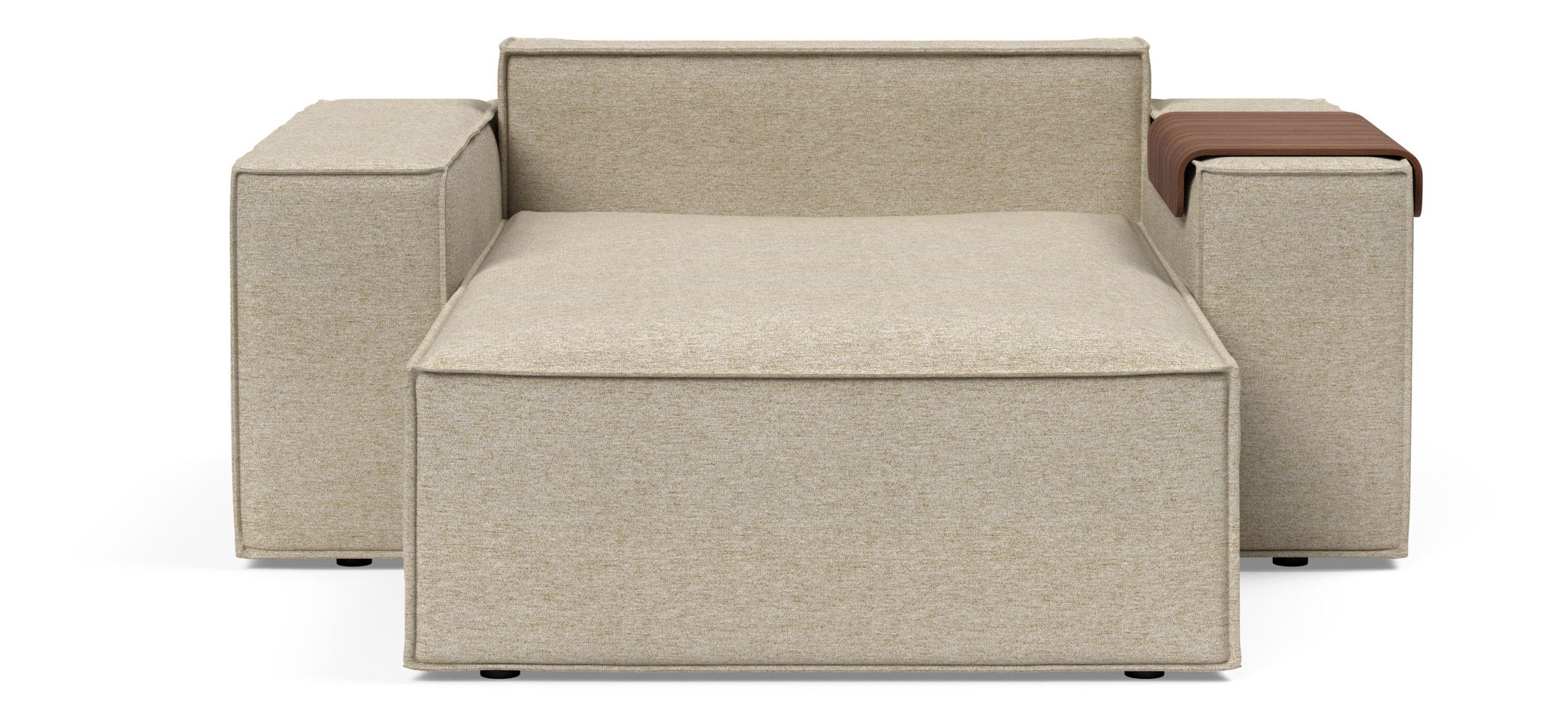 Newilla Storage Lounger Chair w/ Wide Arm Rests
