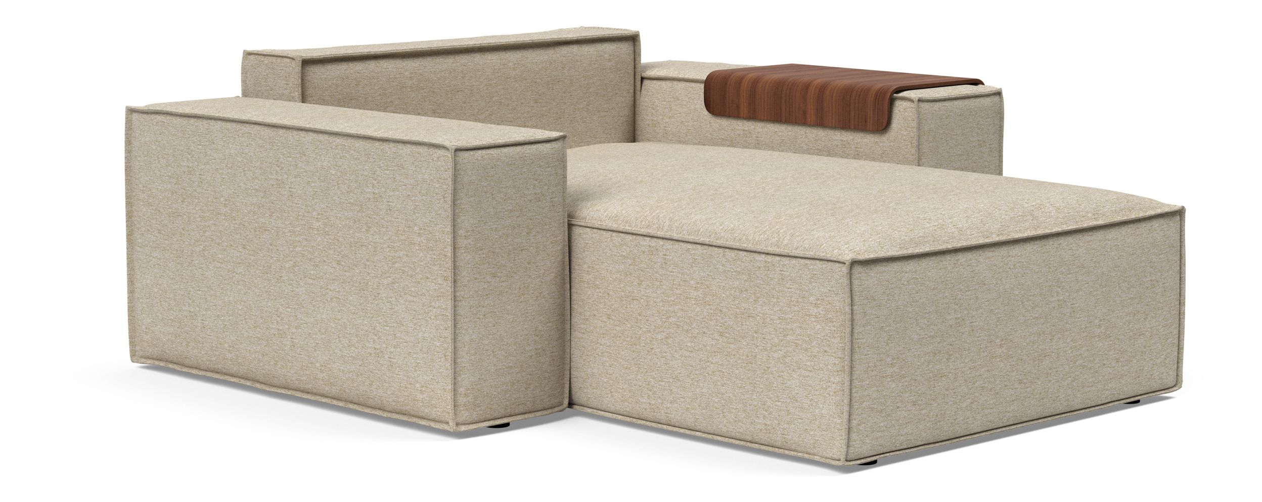 Newilla Storage Lounger Chair w/ Wide Arm Rests