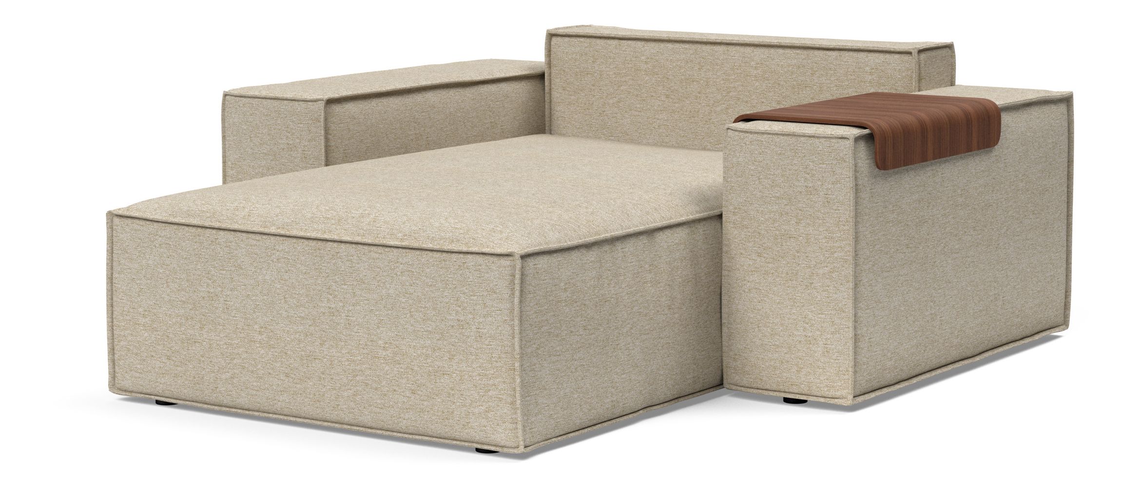 Newilla Storage Lounger Chair w/ Wide Arm Rests
