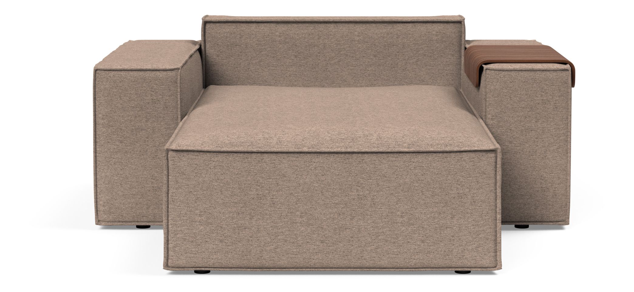 Newilla Storage Lounger Chair w/ Wide Arm Rests