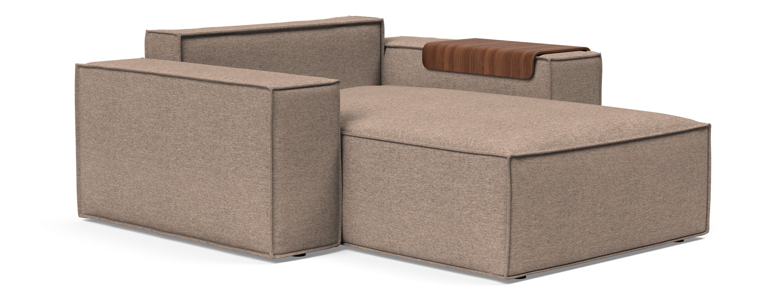 Newilla Storage Lounger Chair w/ Wide Arm Rests