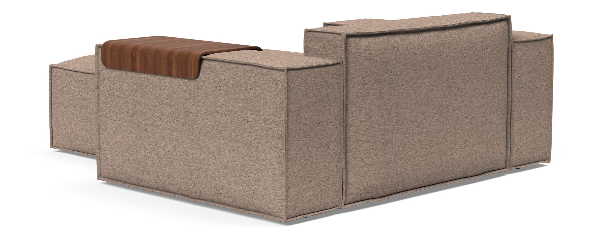 Newilla Storage Lounger Chair w/ Wide Arm Rests