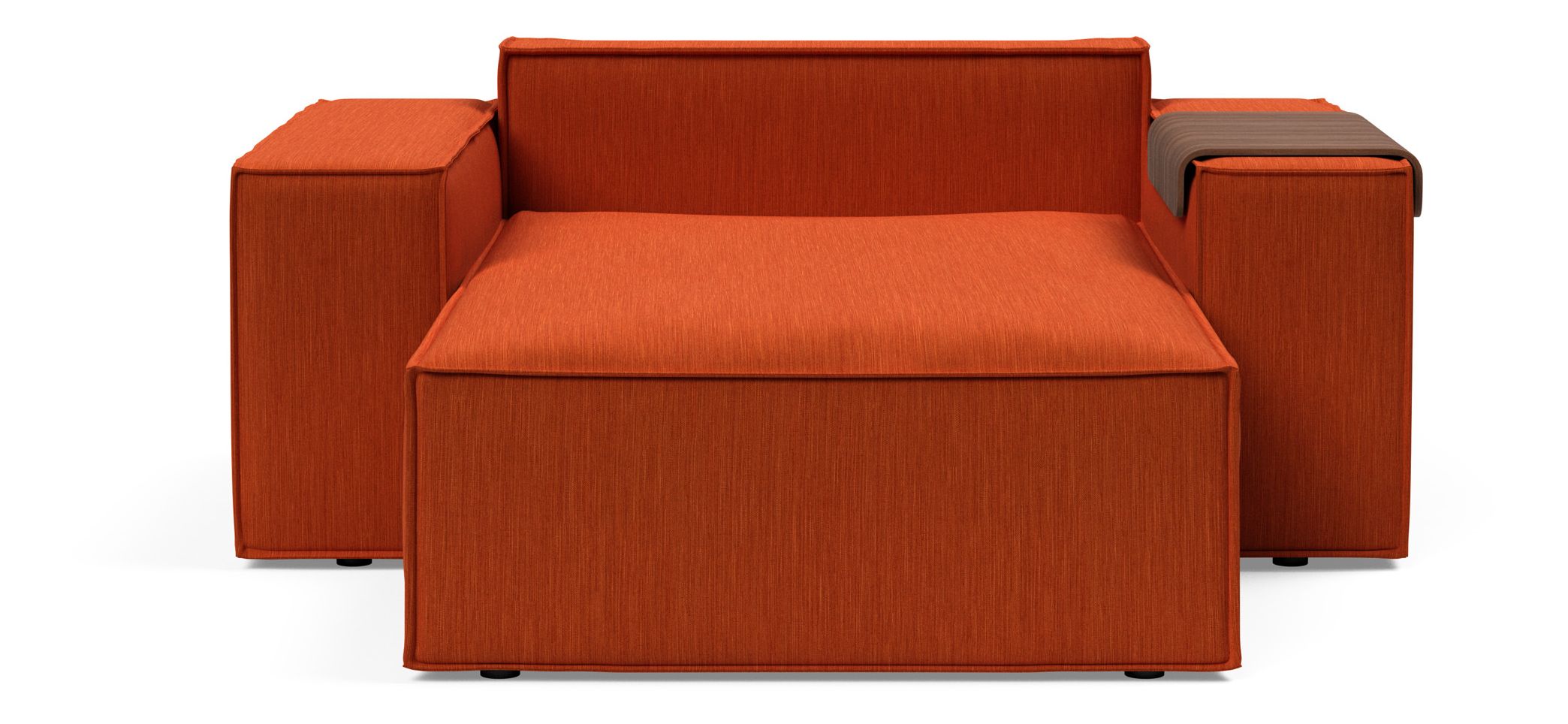 Newilla Storage Lounger Chair w/ Wide Arm Rests