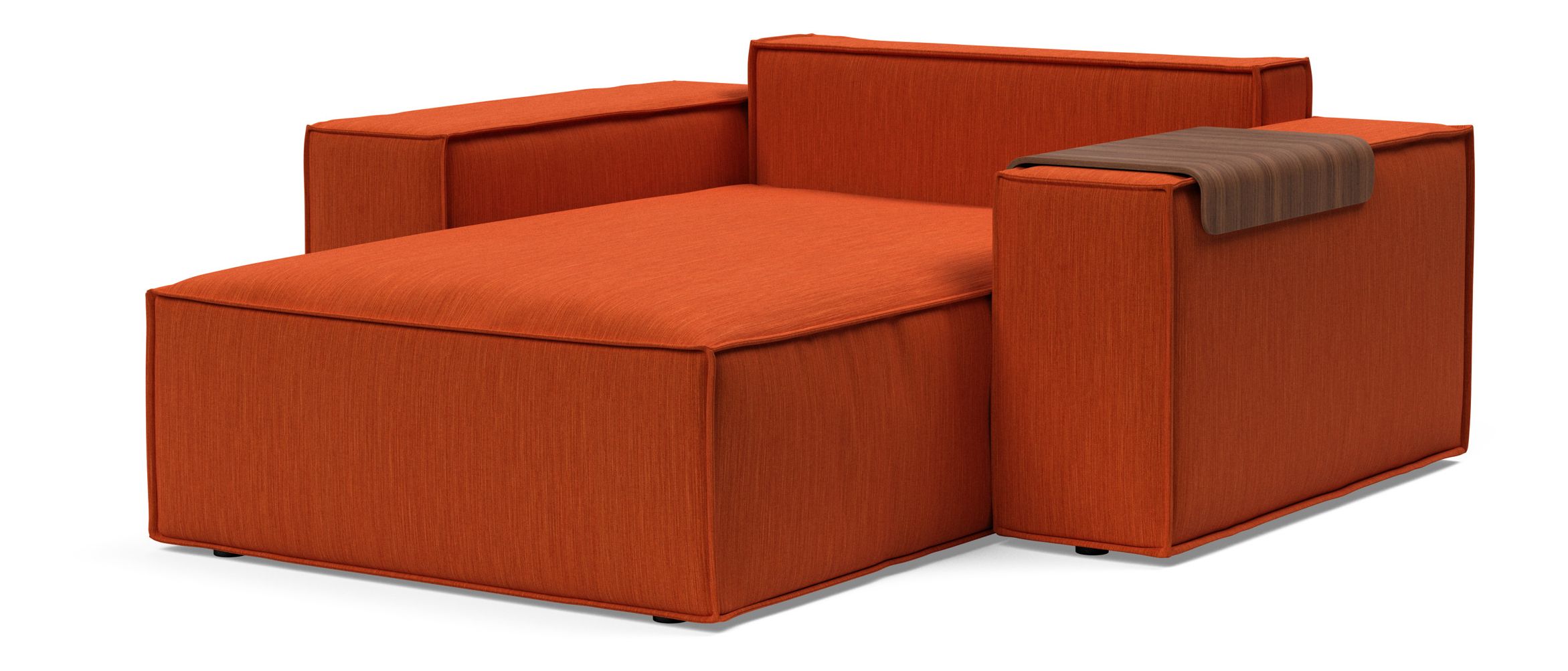 Newilla Storage Lounger Chair w/ Wide Arm Rests