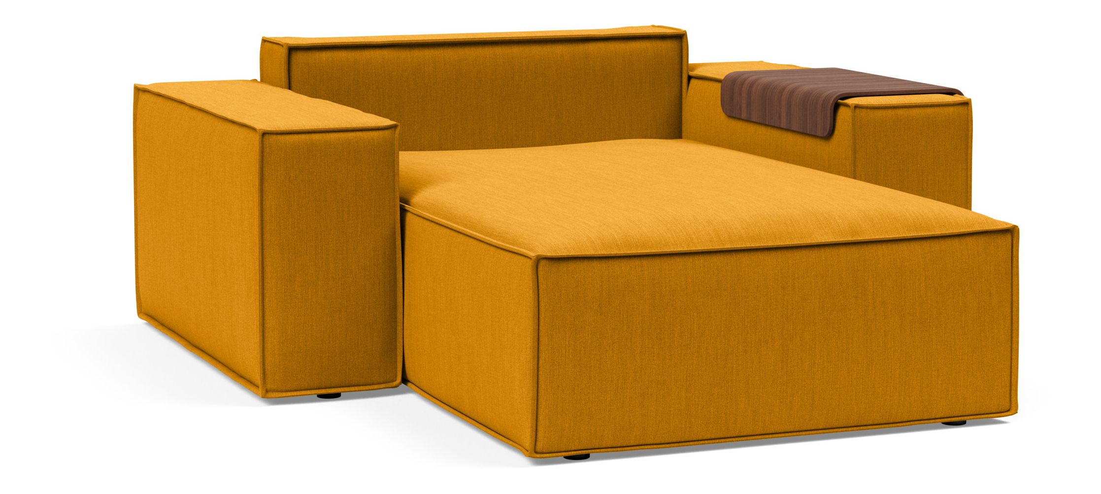 Newilla Storage Lounger Chair w/ Wide Arm Rests
