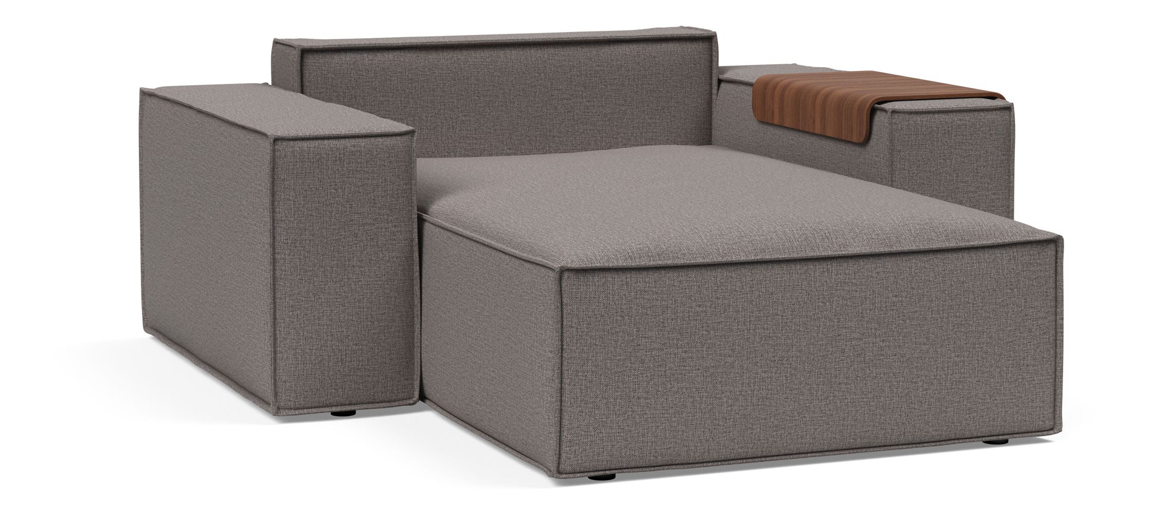 Newilla Storage Lounger Chair w/ Wide Arm Rests