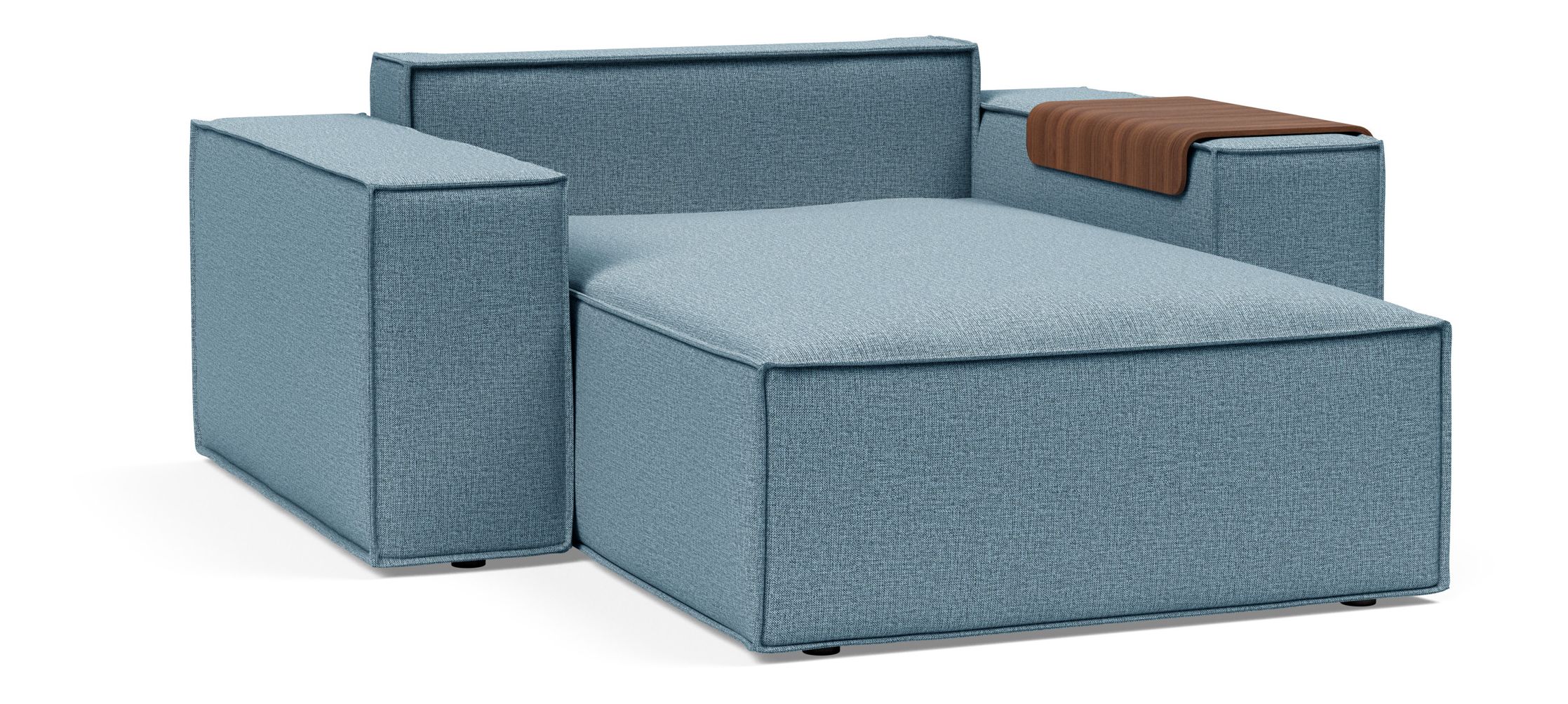 Newilla Storage Lounger Chair w/ Wide Arm Rests