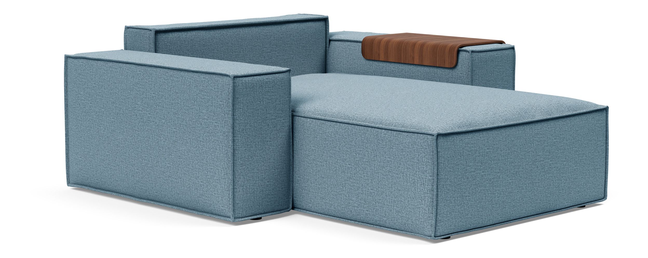 Newilla Storage Lounger Chair w/ Wide Arm Rests