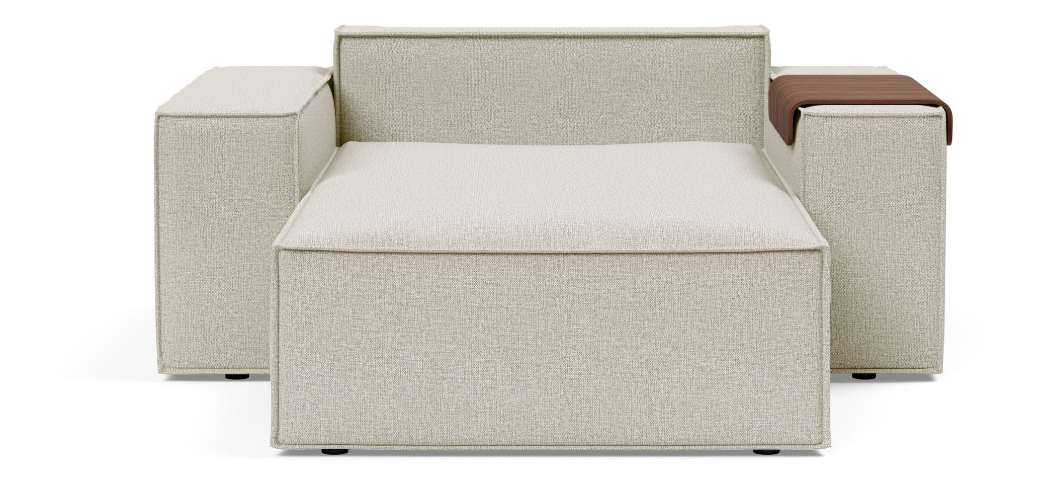 Newilla Storage Lounger Chair w/ Wide Arm Rests