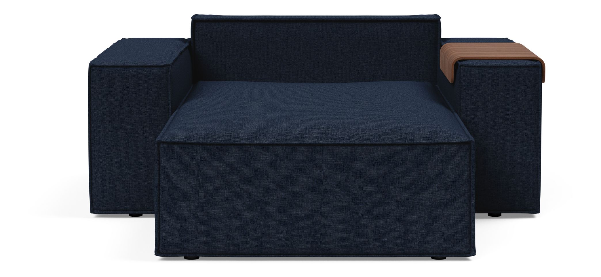 Newilla Storage Lounger Chair w/ Wide Arm Rests
