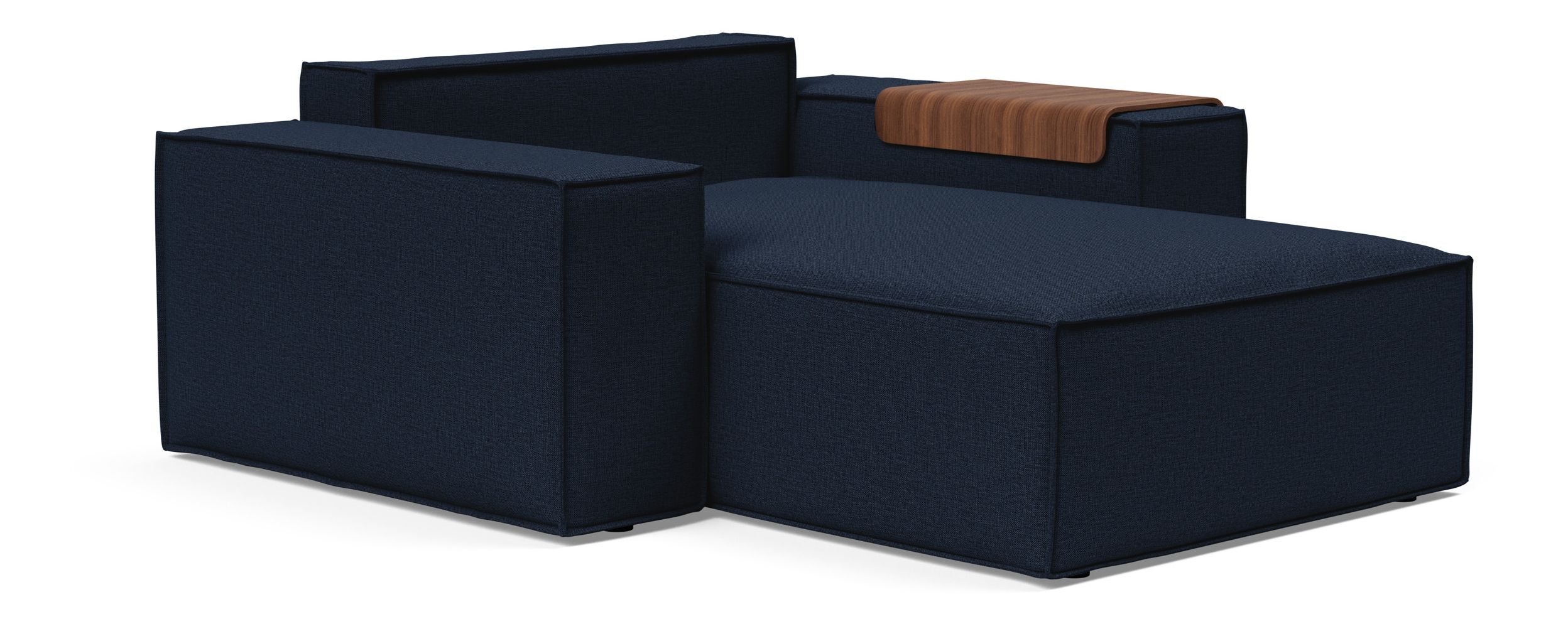 Newilla Storage Lounger Chair w/ Wide Arm Rests