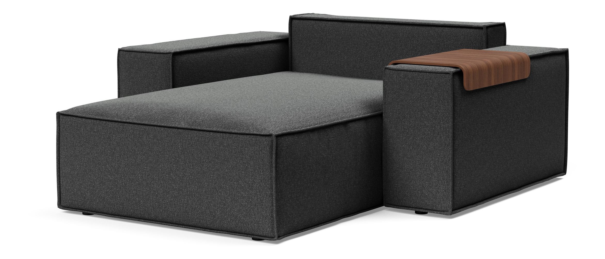 Newilla Storage Lounger Chair w/ Wide Arm Rests