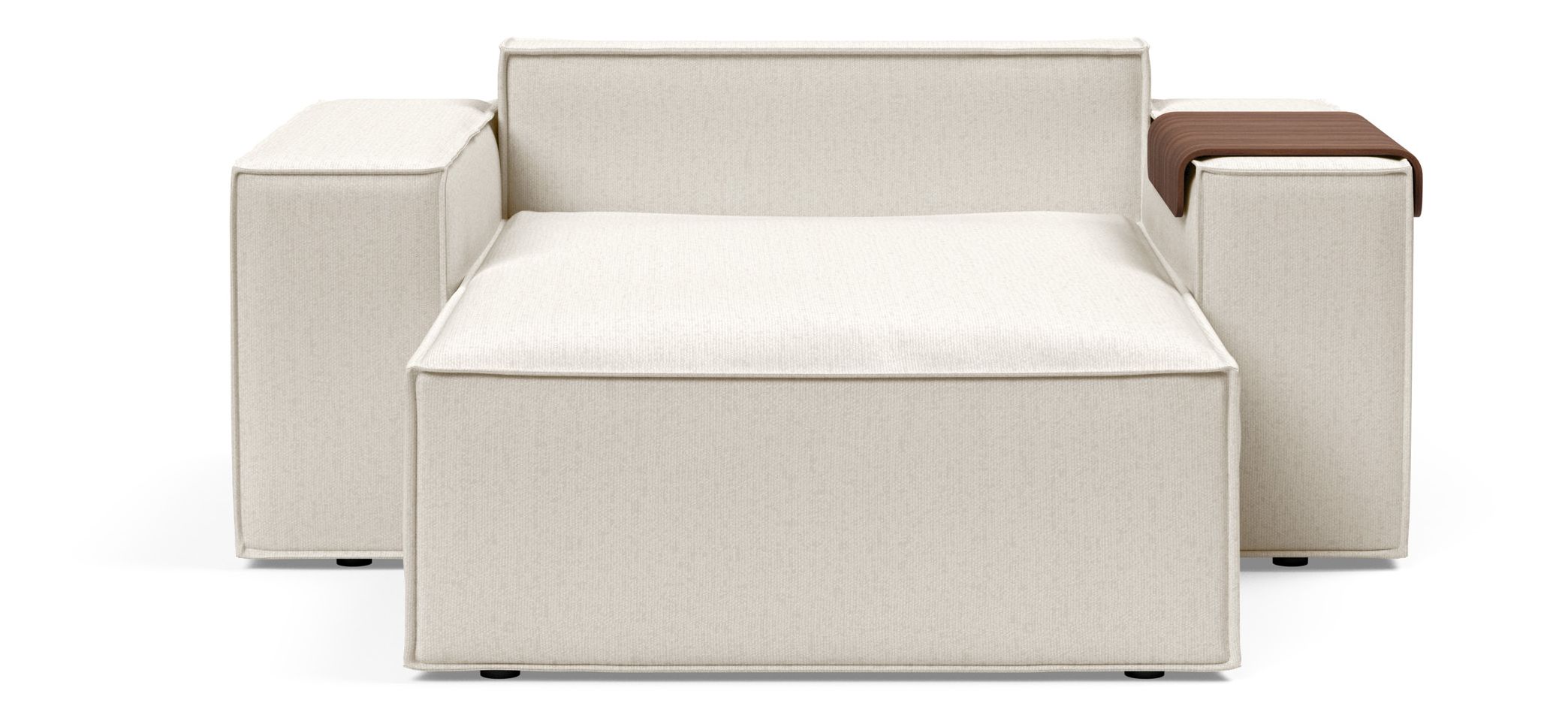 Newilla Storage Lounger Chair w/ Wide Arm Rests