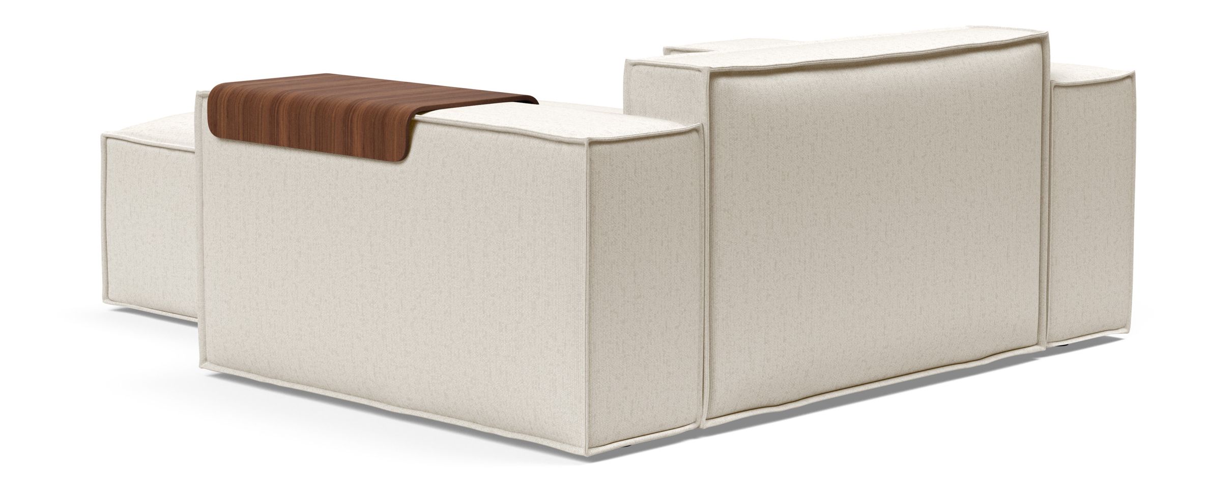 Newilla Storage Lounger Chair w/ Wide Arm Rests
