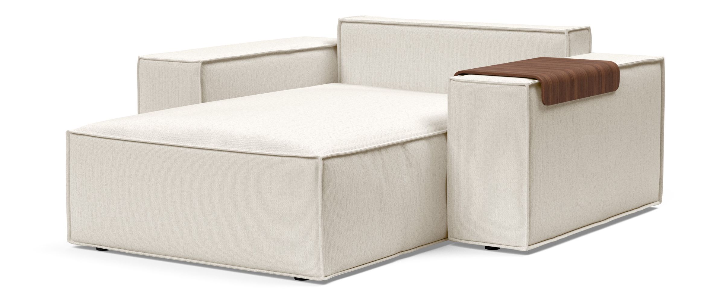 Newilla Storage Lounger Chair w/ Wide Arm Rests