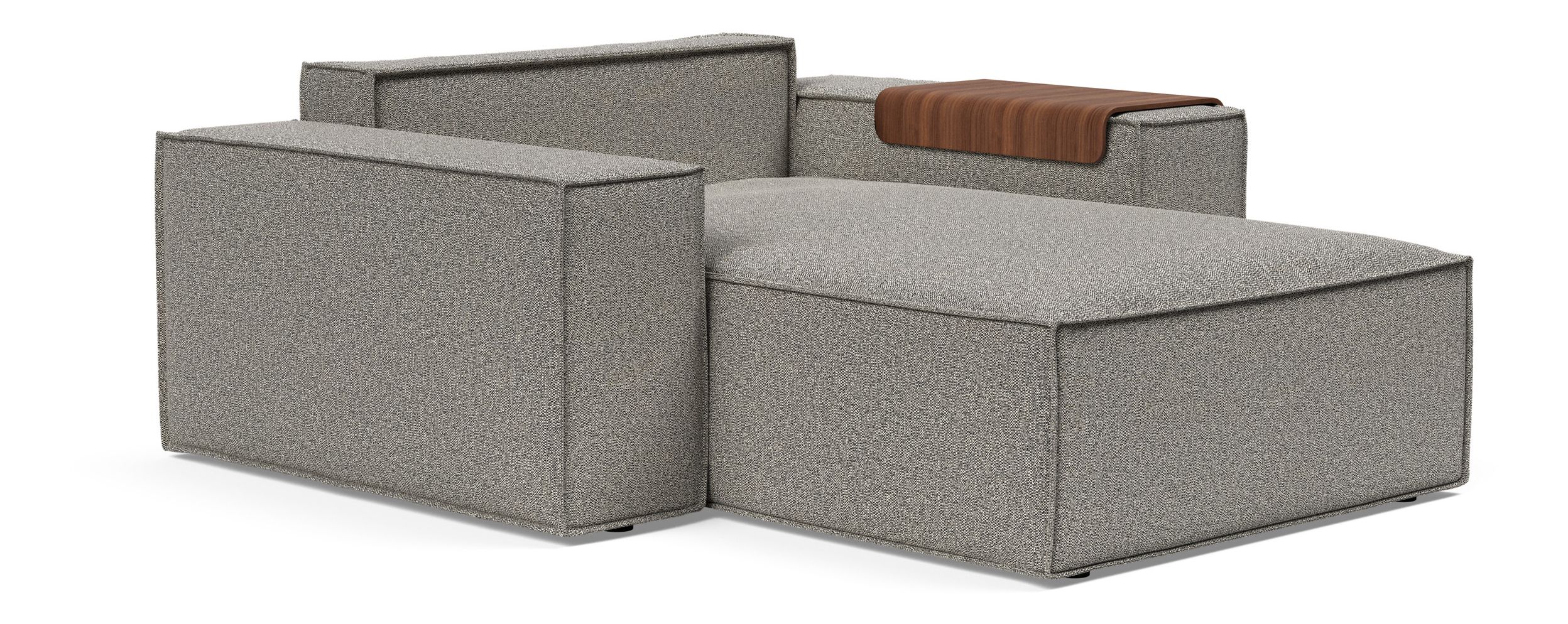 Newilla Storage Lounger Chair w/ Wide Arm Rests