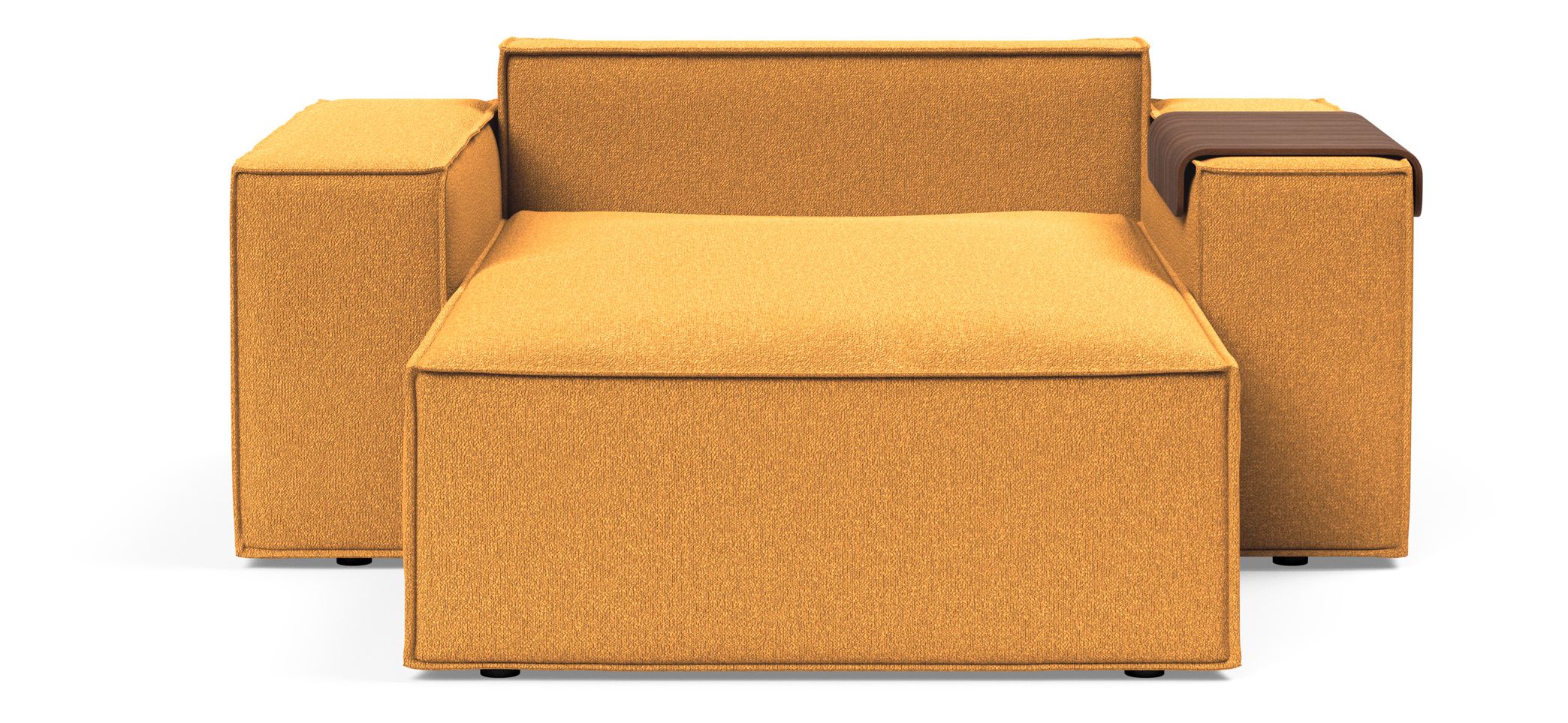 Newilla Storage Lounger Chair w/ Wide Arm Rests