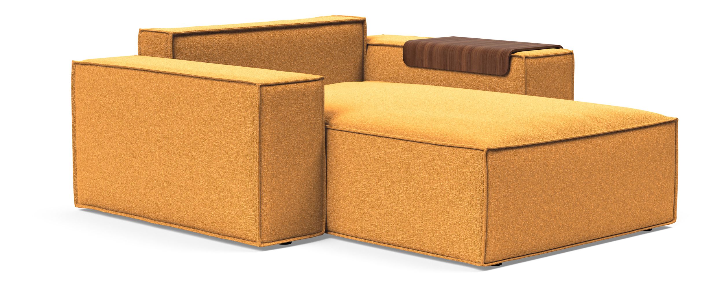 Newilla Storage Lounger Chair w/ Wide Arm Rests