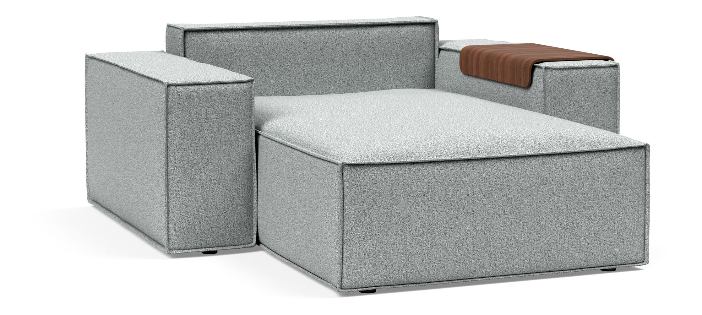 Newilla Storage Lounger Chair w/ Wide Arm Rests
