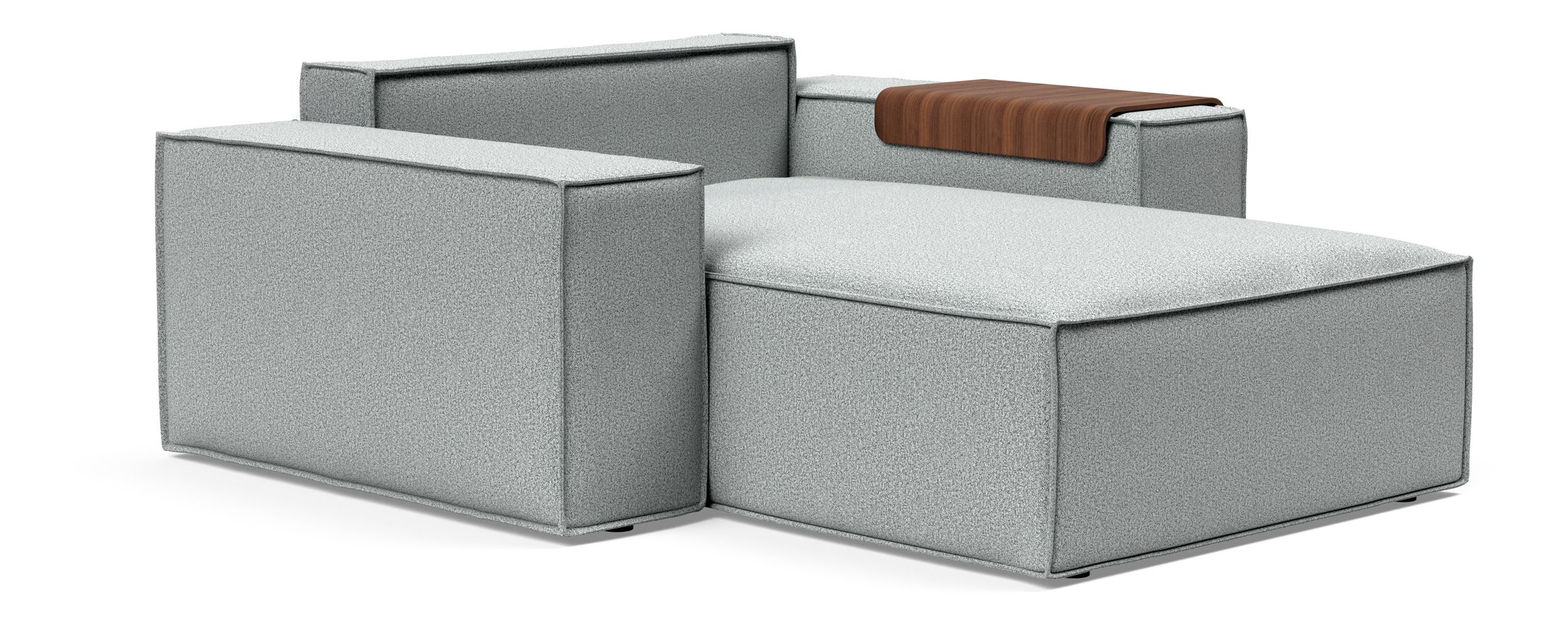 Newilla Storage Lounger Chair w/ Wide Arm Rests