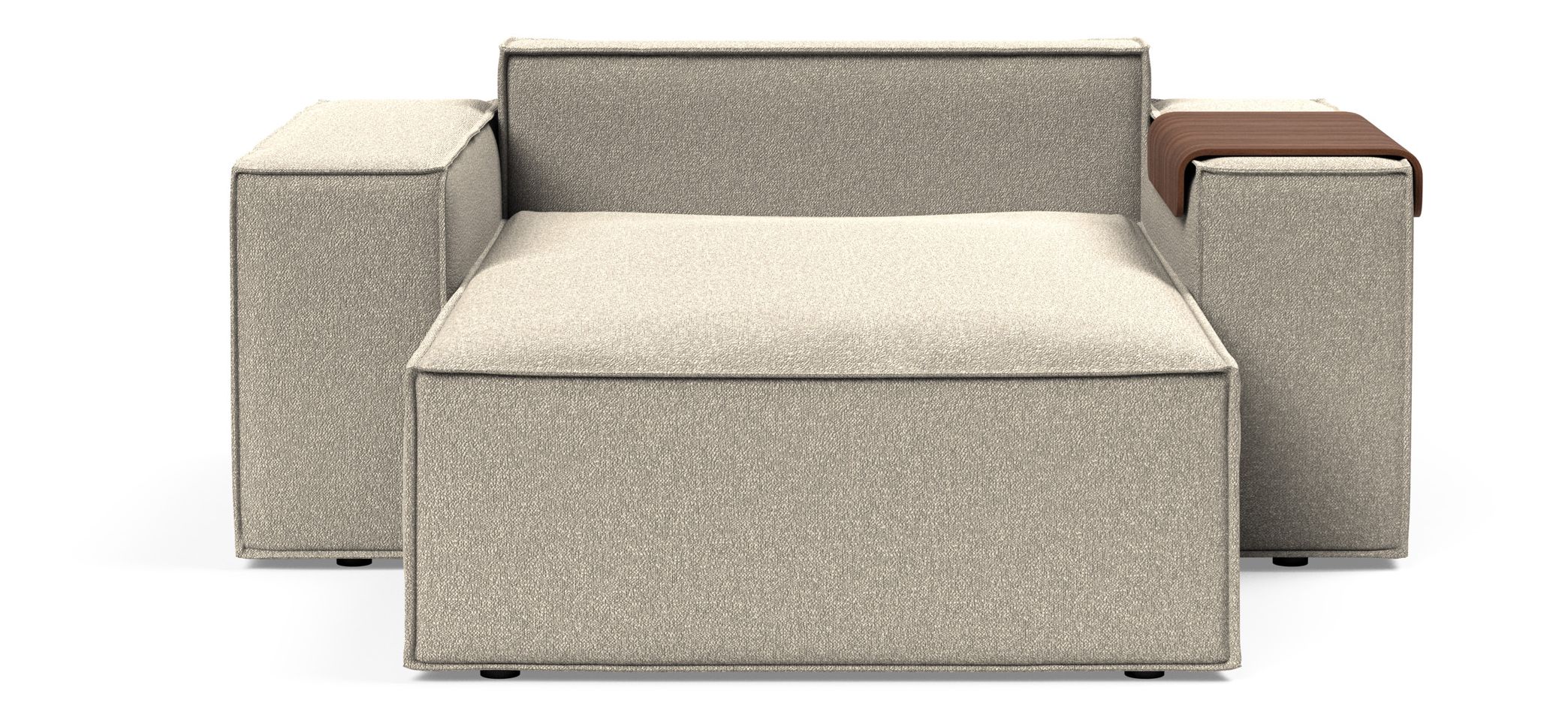 Newilla Storage Lounger Chair w/ Wide Arm Rests