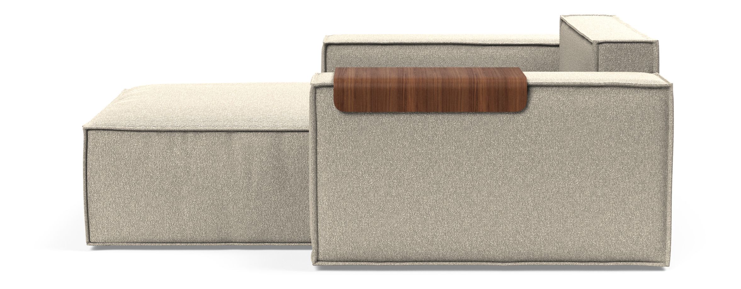 Newilla Storage Lounger Chair w/ Wide Arm Rests