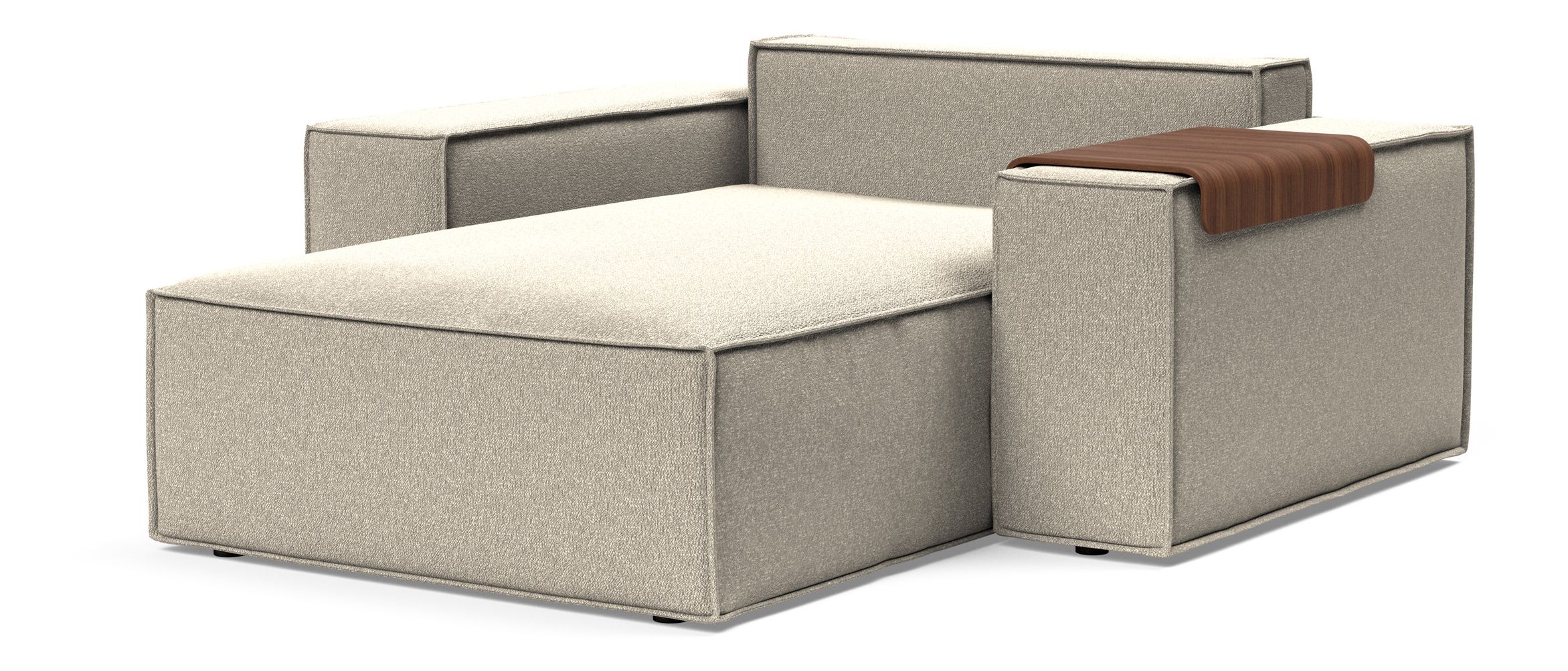 Newilla Storage Lounger Chair w/ Wide Arm Rests