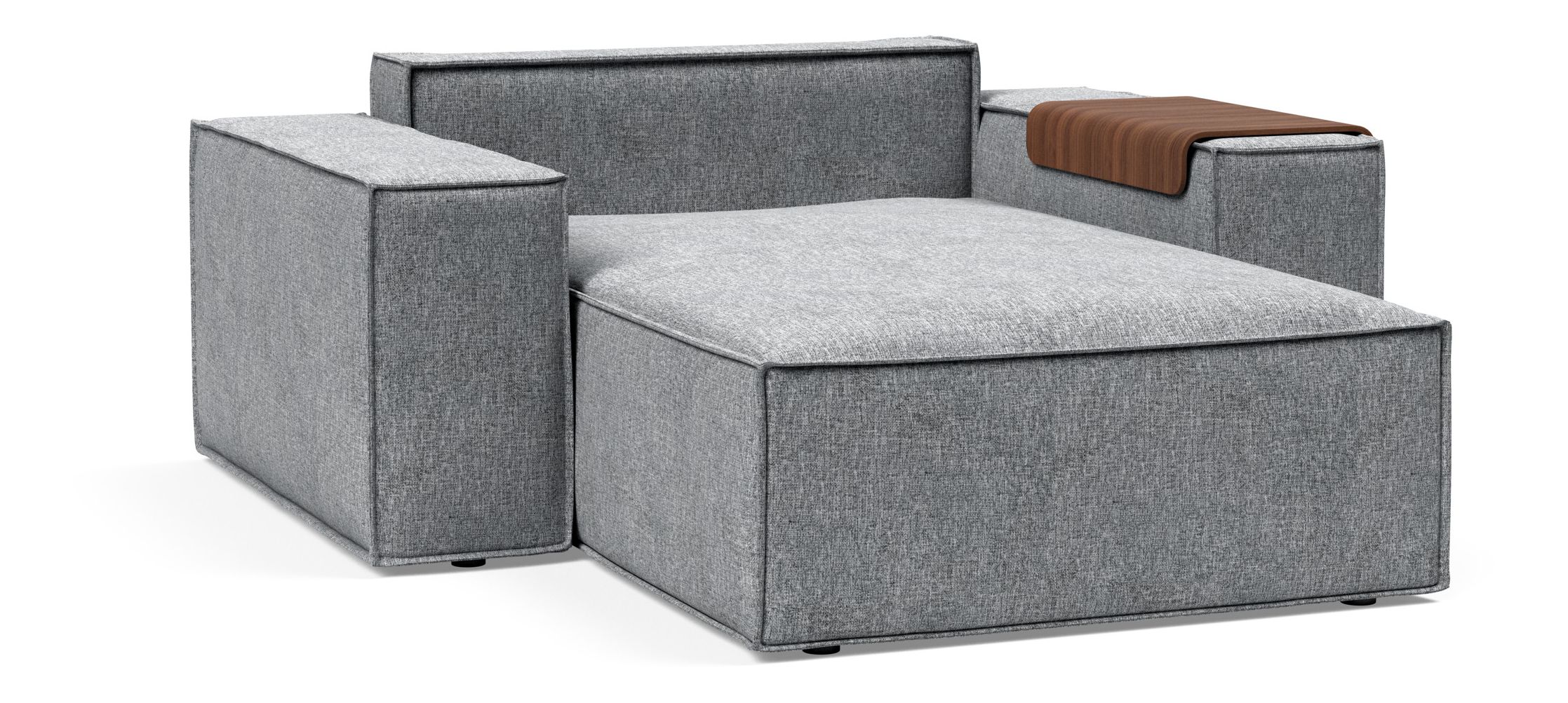 Newilla Storage Lounger Chair w/ Wide Arm Rests