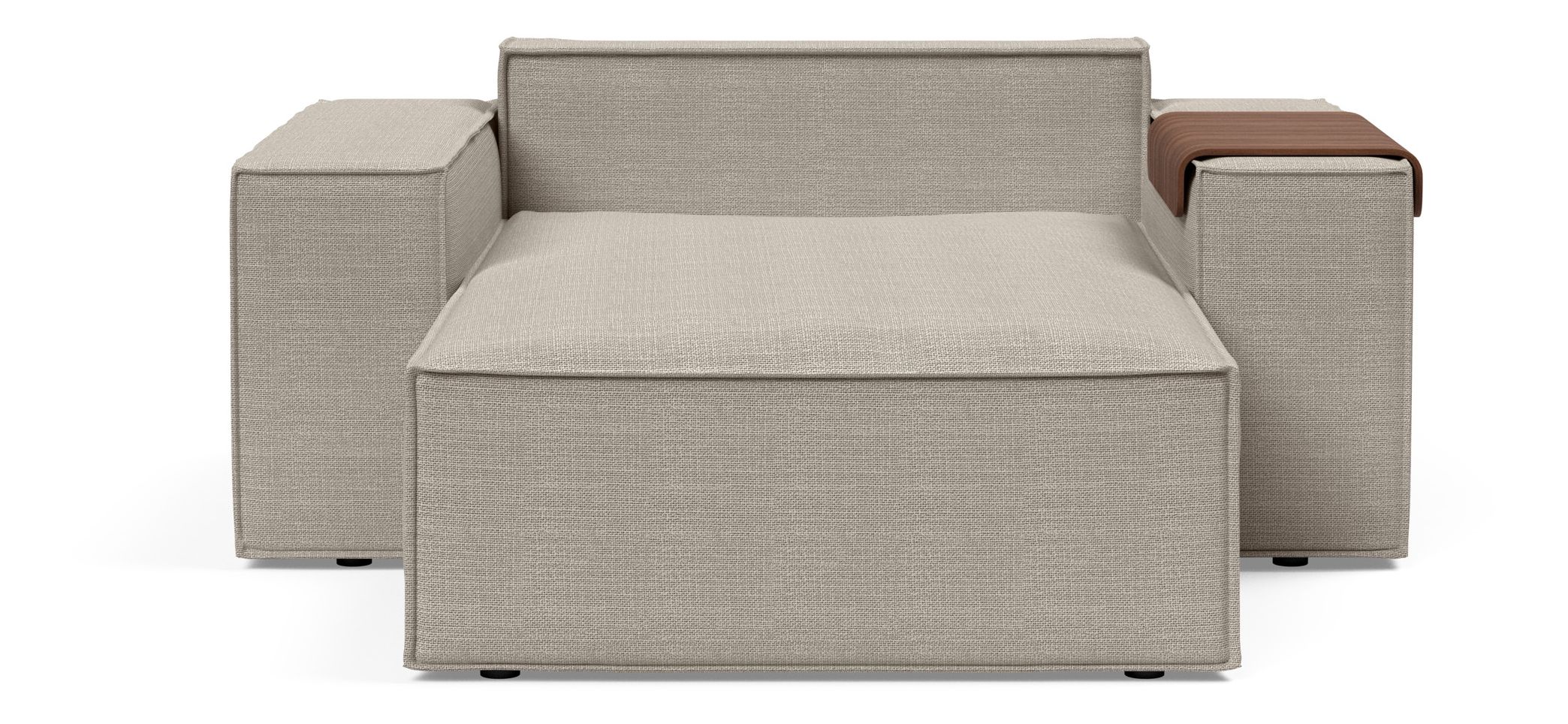Newilla Storage Lounger Chair w/ Wide Arm Rests