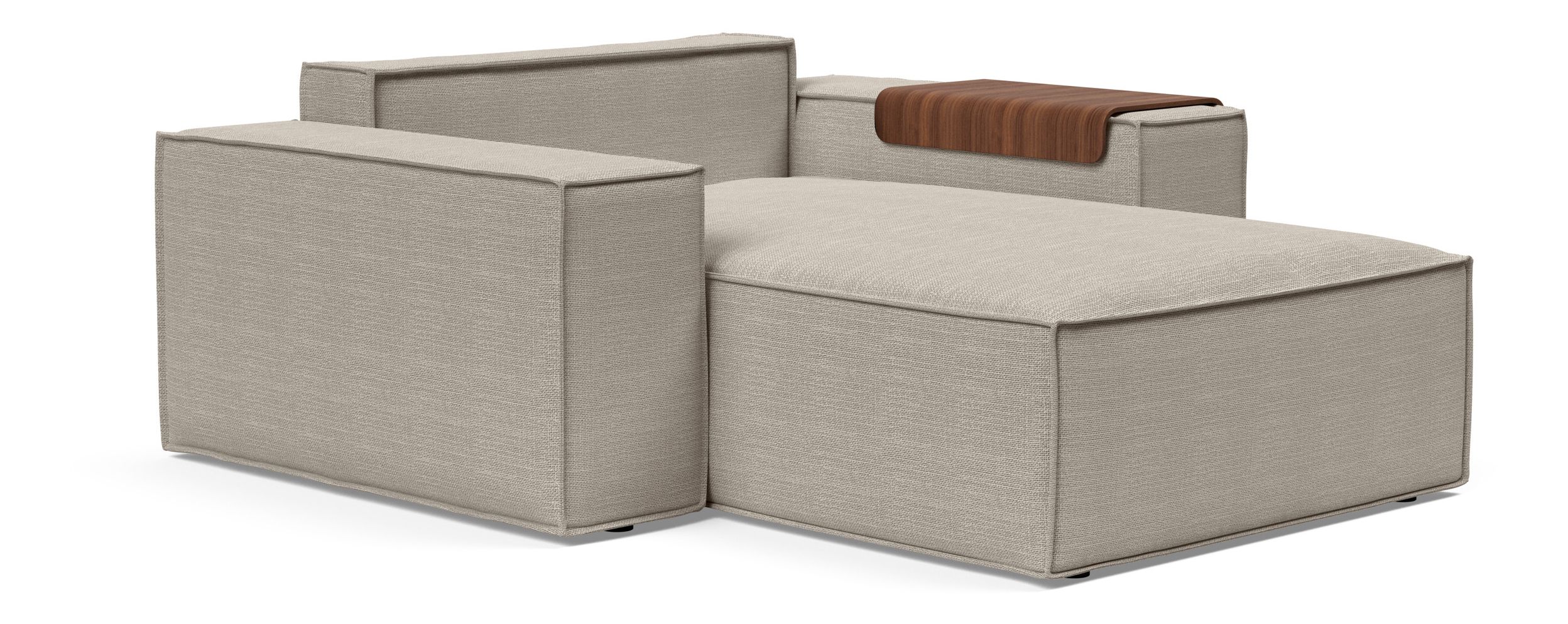 Newilla Storage Lounger Chair w/ Wide Arm Rests