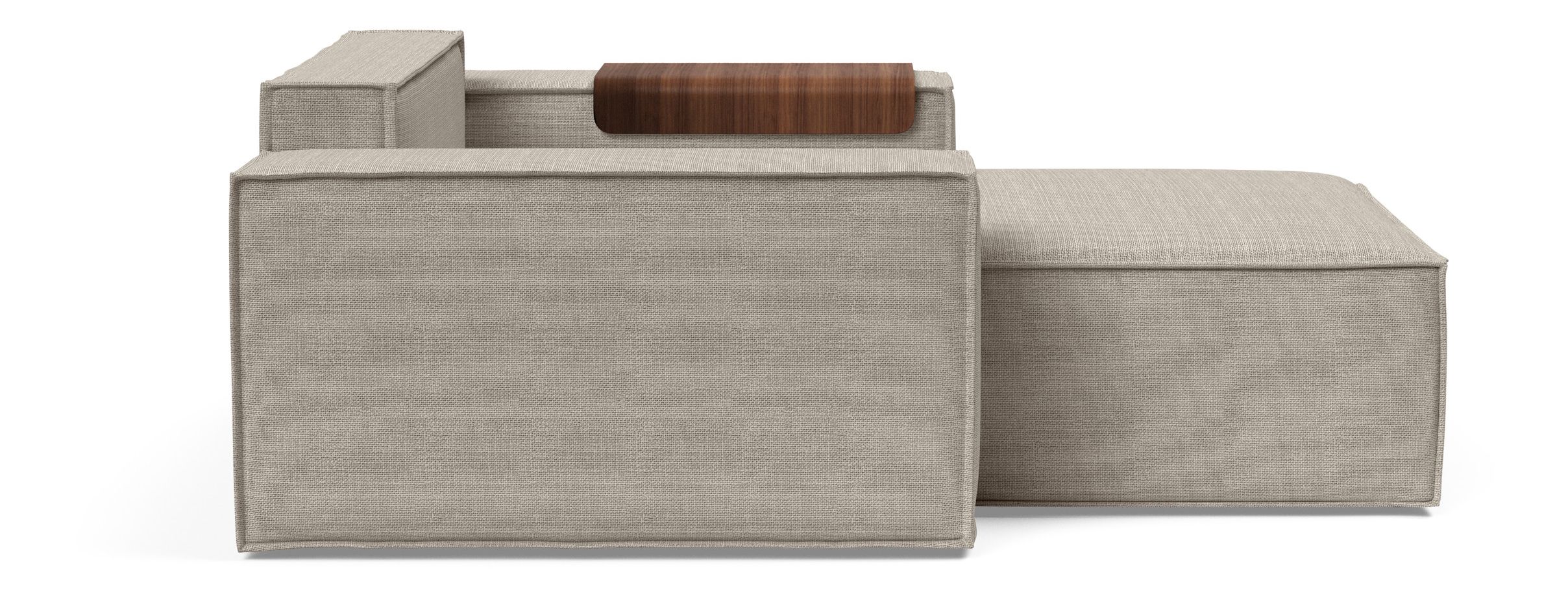Newilla Storage Lounger Chair w/ Wide Arm Rests
