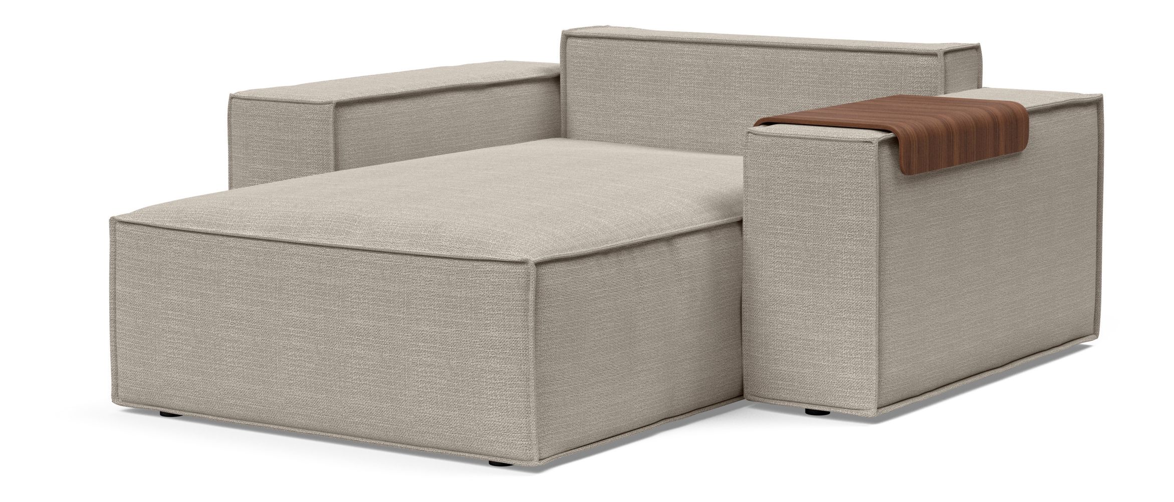 Newilla Storage Lounger Chair w/ Wide Arm Rests