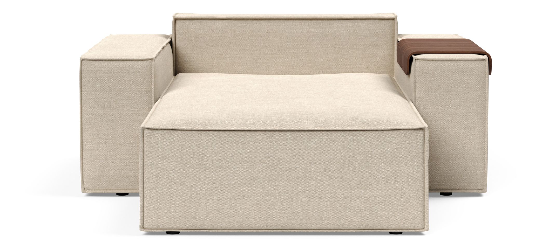Newilla Storage Lounger Chair w/ Wide Arm Rests