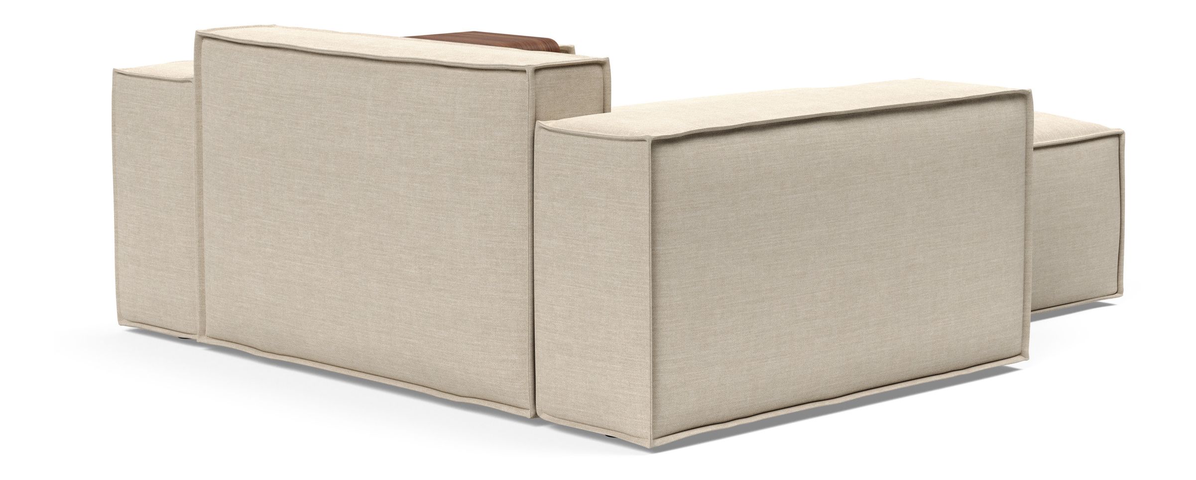 Newilla Storage Lounger Chair w/ Wide Arm Rests