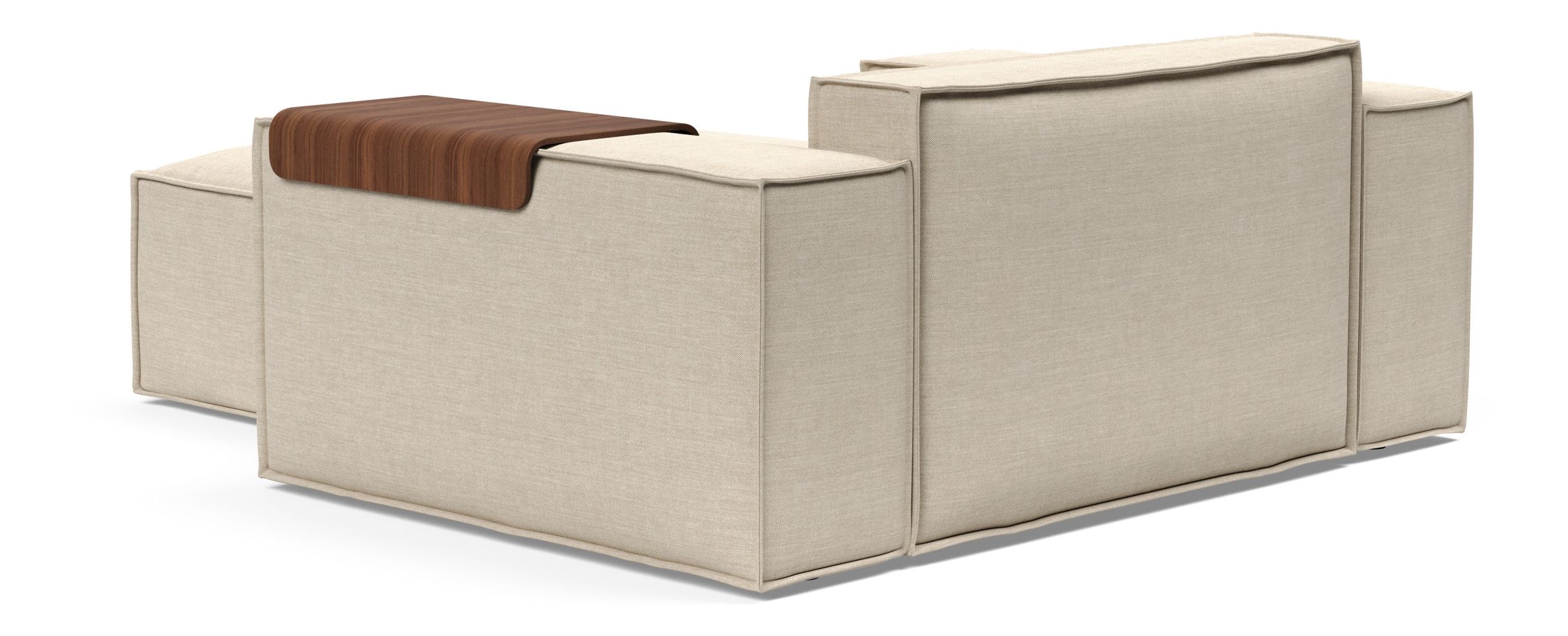 Newilla Storage Lounger Chair w/ Wide Arm Rests
