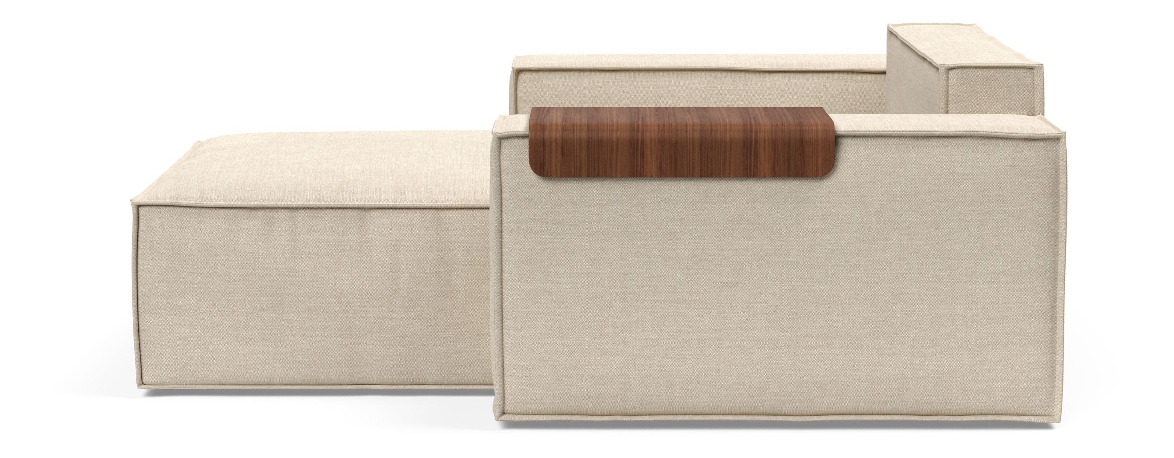 Newilla Storage Lounger Chair w/ Wide Arm Rests