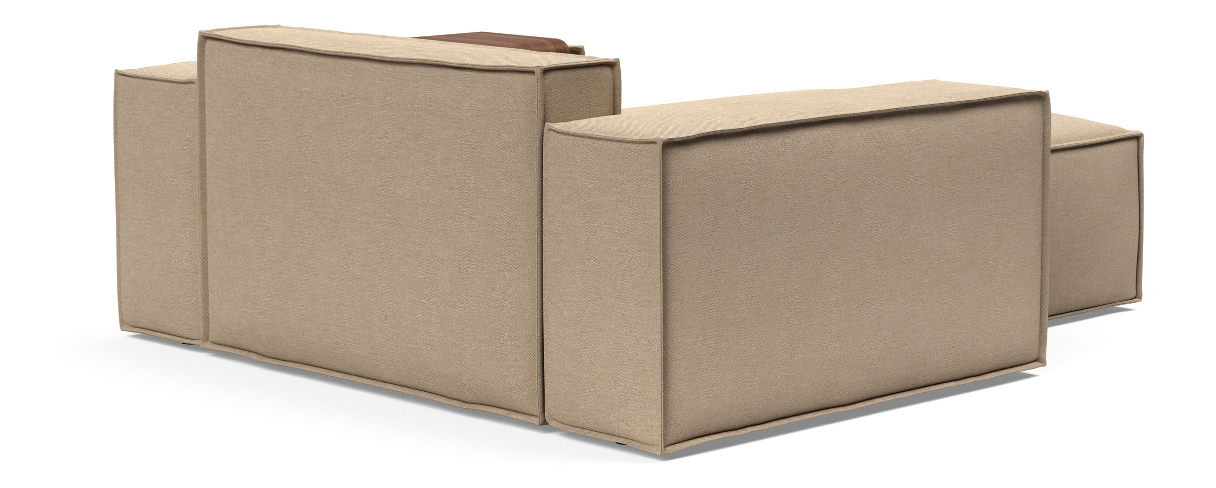 Newilla Storage Lounger Chair w/ Wide Arm Rests