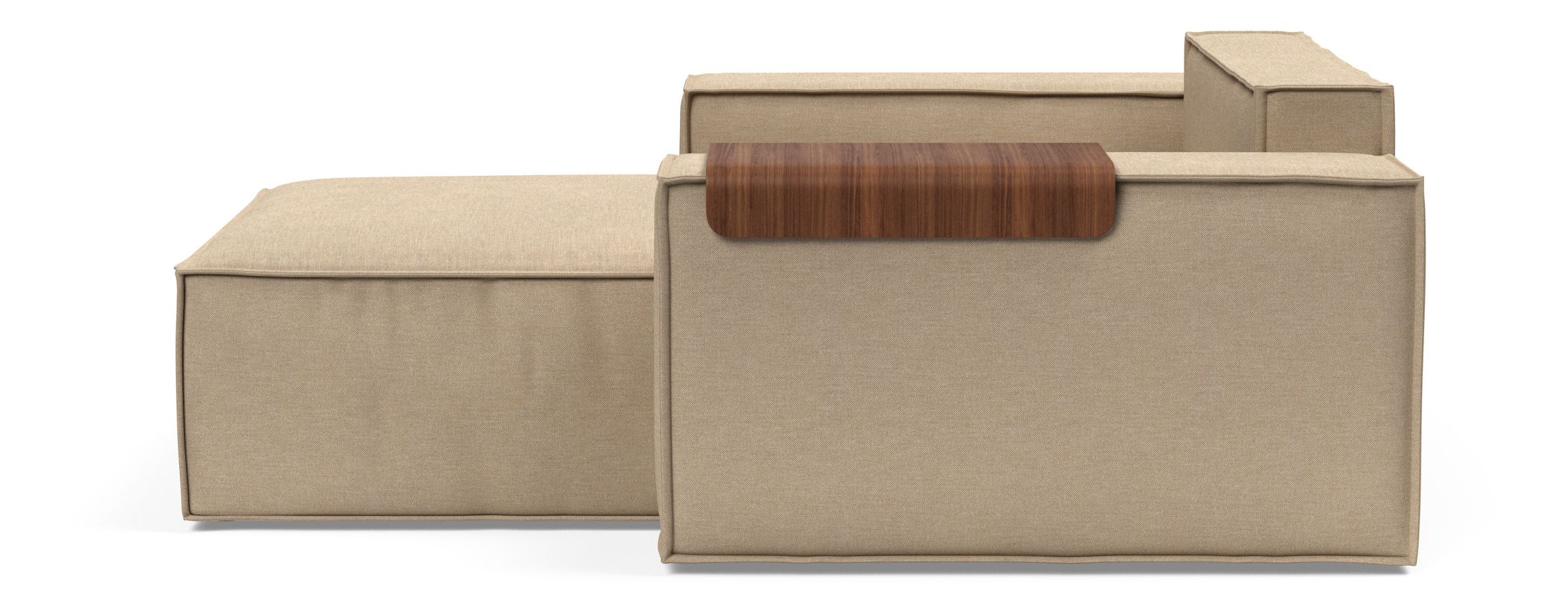 Newilla Storage Lounger Chair w/ Wide Arm Rests