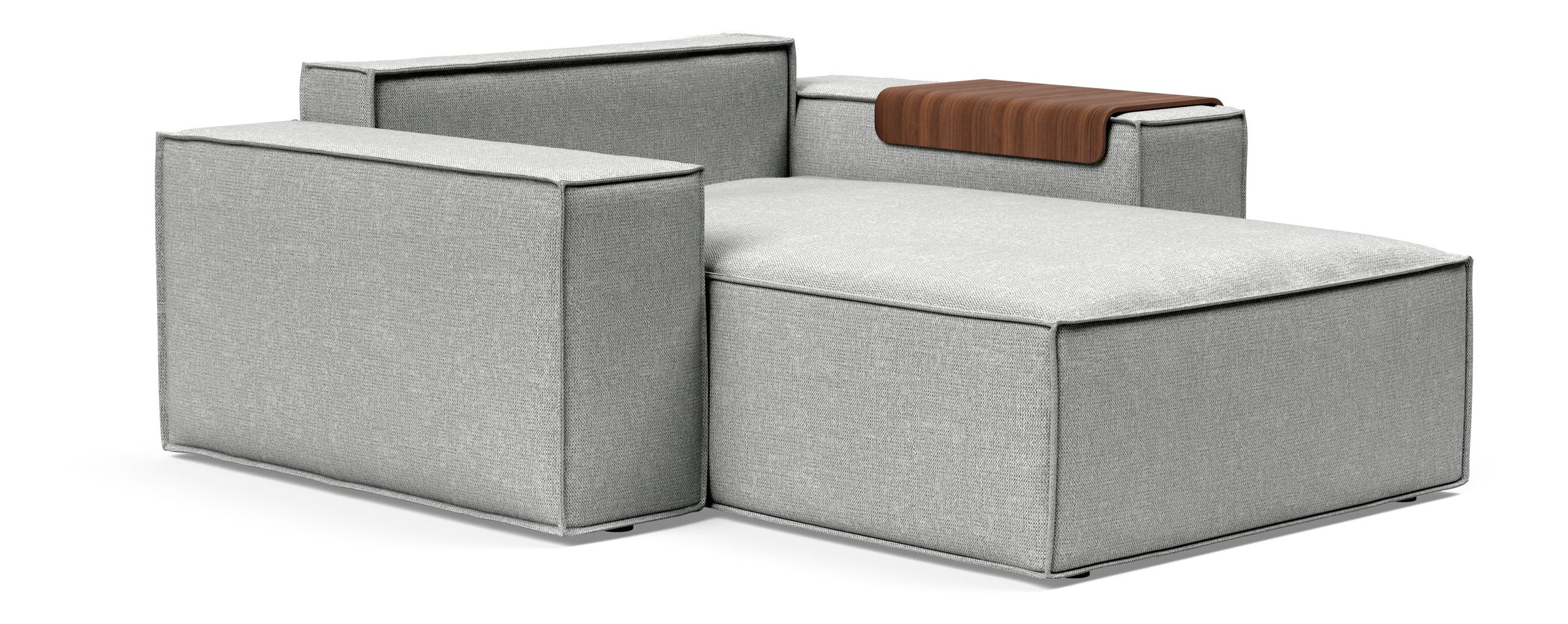 Newilla Storage Lounger Chair w/ Wide Arm Rests