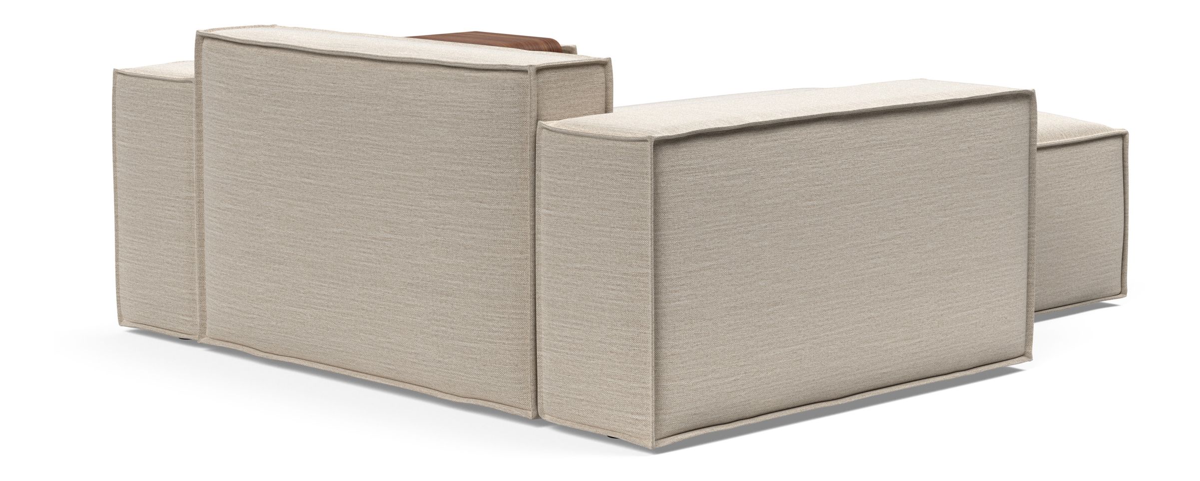 Newilla Storage Lounger Chair w/ Wide Arm Rests