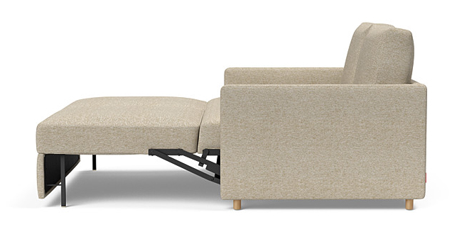 Neah Polyester Full Sofa Bed w/Slim Arm Rests