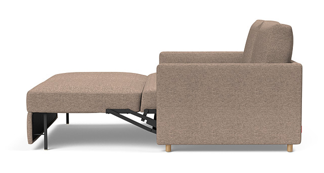 Neah Polyester Full Sofa Bed w/Slim Arm Rests