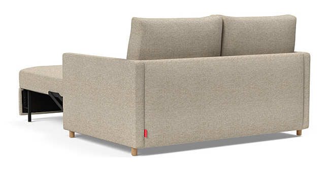 Neah Polyester Full Sofa Bed w/Slim Arm Rests