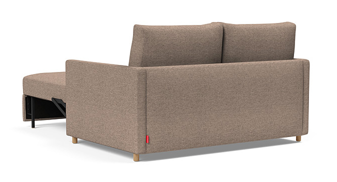 Neah Polyester Full Sofa Bed w/Slim Arm Rests
