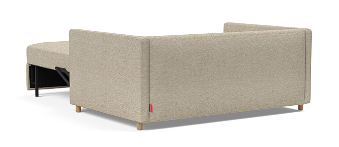 Neah Polyester Full Sofa Bed w/Slim Arm Rests