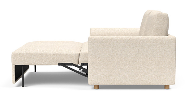 Neah Polyester Full Sofa Bed w/Curved Arm Rests