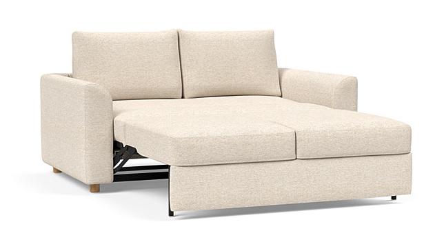 Neah Polyester Full Sofa Bed w/Curved Arm Rests
