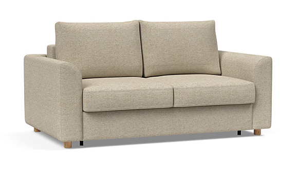 Neah Polyester Full Sofa Bed w/Curved Arm Rests